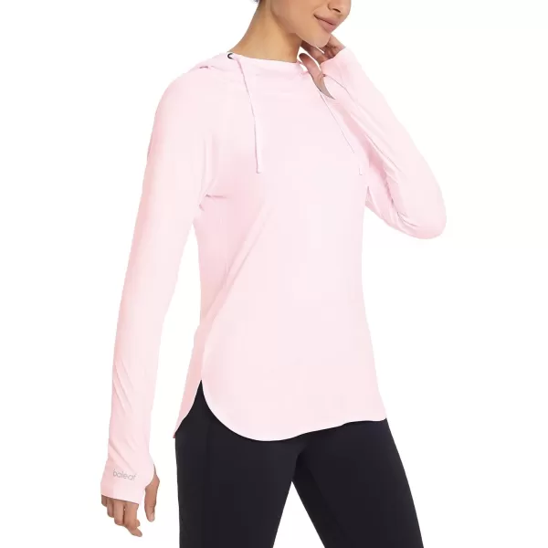 BALEAF Womens Sun Protection Hoodie Shirt UPF 50 Long Sleeve UV SPF TShirts Rash Guard Hiking Running Quick DryPink