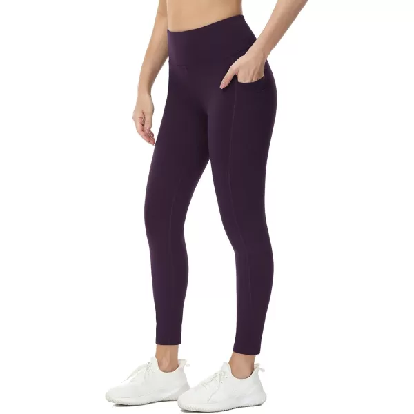 BALEAF Womens Fleece Lined Leggings Water Resistant Thermal Winter Warm Tights High Waisted with Pockets Running GearPetite25purple