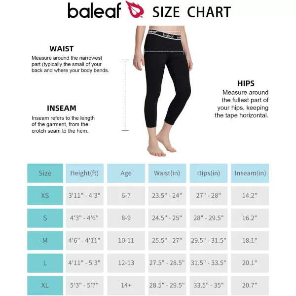 BALEAF 34 Youth Boys Compression Leggings Athletic Training Capris Tights Pants Kids Basketball Football Base LayerBlack 34 Long Right  Short Half Left