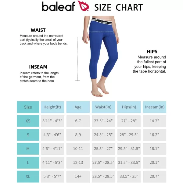 BALEAF 34 Youth Boys Compression Leggings Athletic Training Capris Tights Pants Kids Basketball Football Base LayerBlue 34 Long Left  Short Half Right