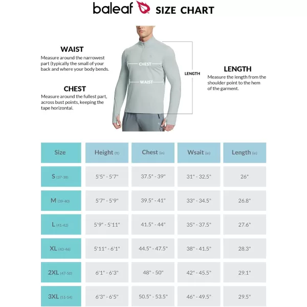 BALEAF Mens Long Sleeve Running Shirts Fleece Pullover Quarter Zip Pockets Cold Weather Winter GearGrey