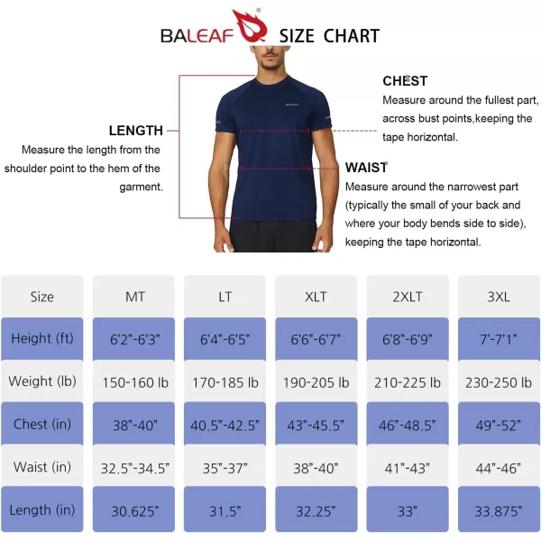 BALEAF Mens Running Workout Shirts Short Sleeve Athletic TShirt Quick DryA009slate Gray