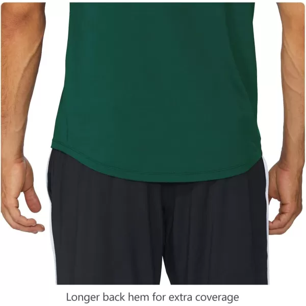 BALEAF Mens Running Workout Shirts Short Sleeve Athletic TShirt Quick DryA011blackish Green