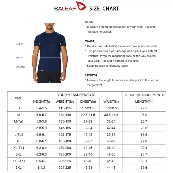 BALEAF Mens Running Workout Shirts Short Sleeve Athletic TShirt Quick DryA012heather Orange