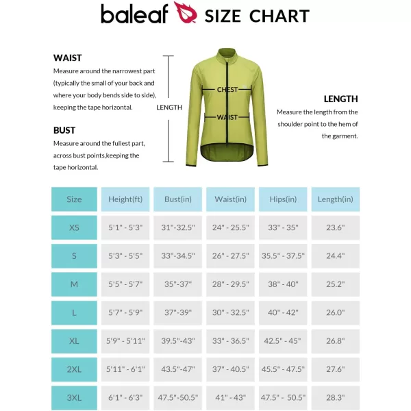 BALEAF Womens Cycling Jacket Lightweight UPF40 WindBreaker Water Resistant Full Zip Long Sleeve Running Hiking01green