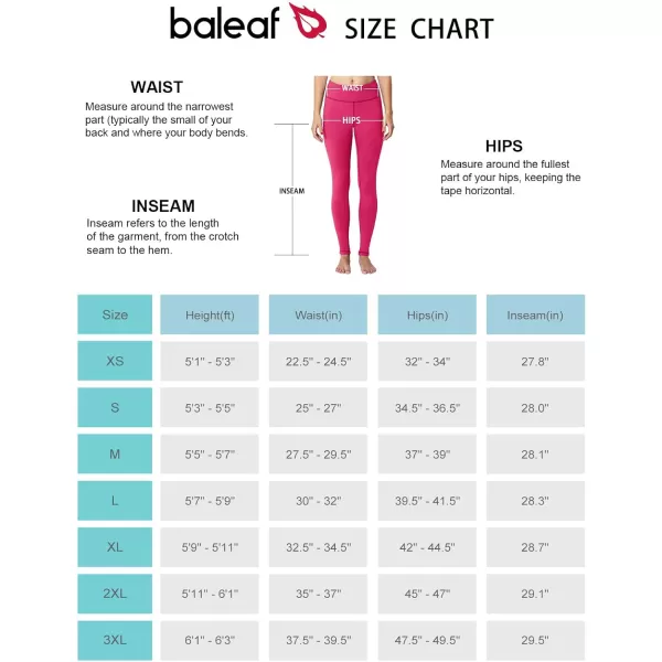 BALEAF Womens Fleece Lined Leggings Thermal Warm Winter Tights High Waisted Yoga Pants Cold Weather with Pockets1 Pocket Rose Red