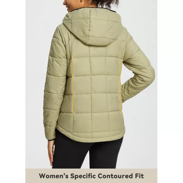 BALEAF Womens Packable Puffer Jacket Lightweight Water Resistant Hooded Quilted Coat Warm Winter Windproof Green XLBALEAF Womens Packable Puffer Jacket Lightweight Water Resistant Hooded Quilted Coat Warm Winter Windproof Green XL