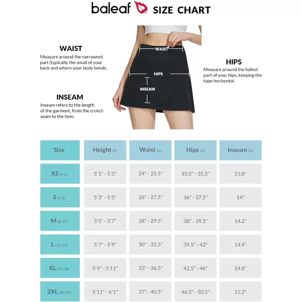 BALEAF Womens Pleated Tennis Skirts High Waisted Lightweight Athletic Golf Skorts Skirts with Shorts PocketsBlacktiered Front