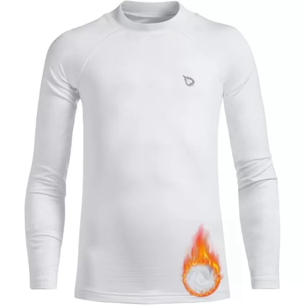 Mock Neck White(fleece Lined)