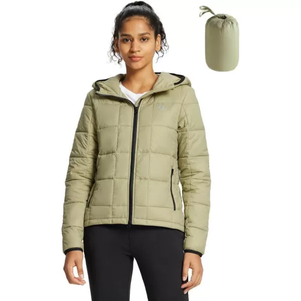 BALEAF Womens Packable Puffer Jacket Lightweight Water Resistant Hooded Quilted Coat Warm Winter Windproof Green XLBALEAF Womens Packable Puffer Jacket Lightweight Water Resistant Hooded Quilted Coat Warm Winter Windproof Green XL