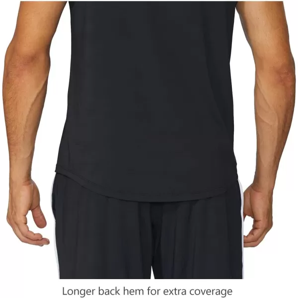 BALEAF Mens Running Workout Shirts Short Sleeve Athletic TShirt Quick DryA001black