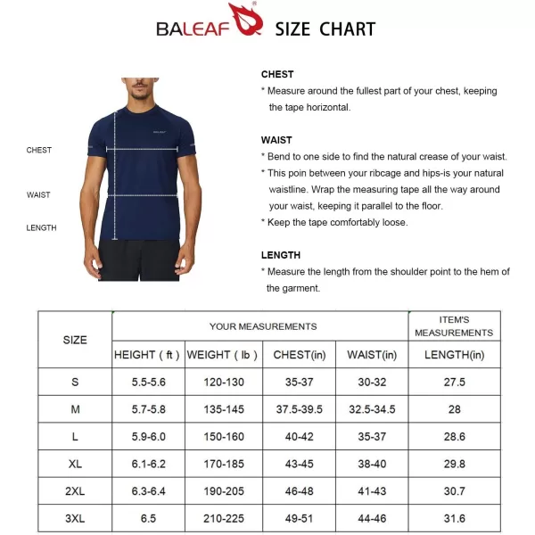 BALEAF Mens Running Workout Shirts Short Sleeve Athletic TShirt Quick DryA001black