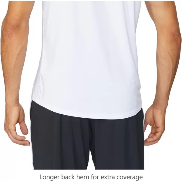 BALEAF Mens Running Workout Shirts Short Sleeve Athletic TShirt Quick DryA002white