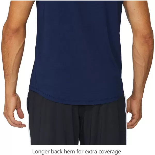 BALEAF Mens Running Workout Shirts Short Sleeve Athletic TShirt Quick DryA004navy