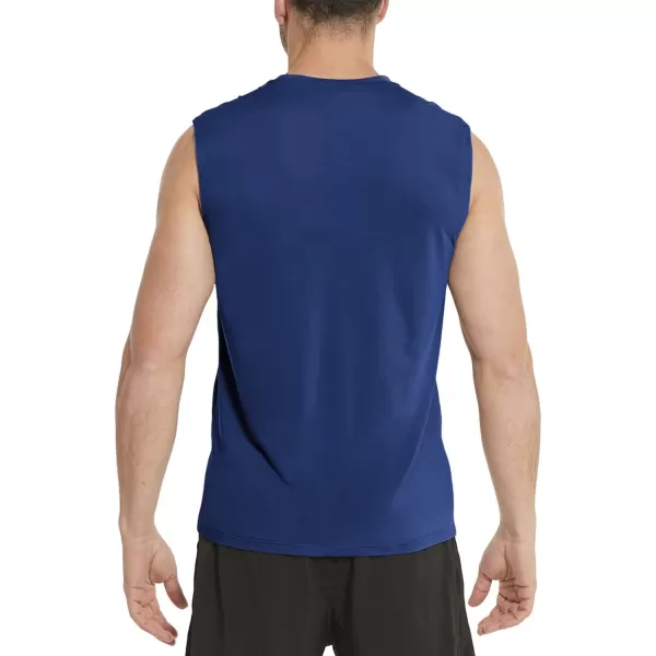 BALEAF Mens Tank Tops Sleeveless Shirts Gym Workout Running Athletic Quick Dry TechNavy