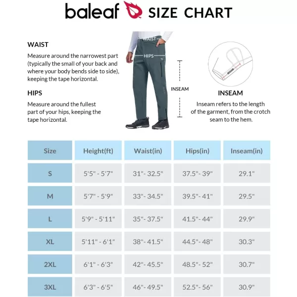 BALEAF Mens Winter Cycling Pants Thermal Mountain Bike Pants Water Resistant Cold Weather Hiking Running Bicycle OutdoorGrey