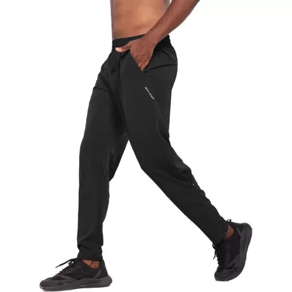 BALEAF Mens Running Workout Pants Elastic Waist Athletic with Zipper Pockets for Hiking SportsBALEAF Mens Running Workout Pants Elastic Waist Athletic with Zipper Pockets for Hiking Sports