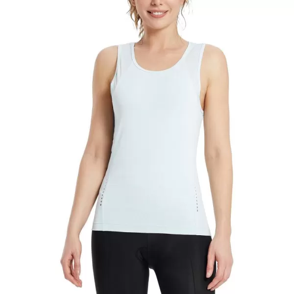 BALEAF Womens Cycling Jersey Sleeveless Bike Tank Top Bicycle Biking Shirt 4 Rear Pockets Summer UPF3004blue