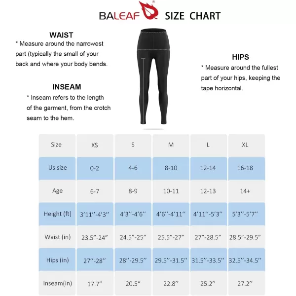 BALEAF Girls Breeches Horse Riding Pants Kids Equestrian KneePatch Zip Pocket Horseback Tights1black