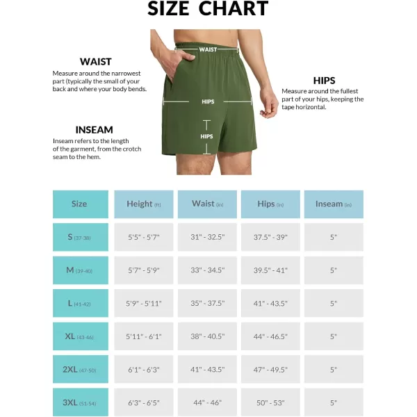 BALEAF Mens 2 in 1Running Shorts 57 Quick Dry Workout Athletic Gym Shorts with Zipper Pockets02green