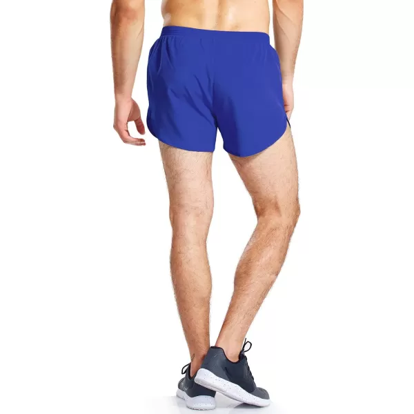 BALEAF Mens 3 Running Shorts Gym Quick Dry Athletic Workout Pocket Lightweight Brief01royal Blue