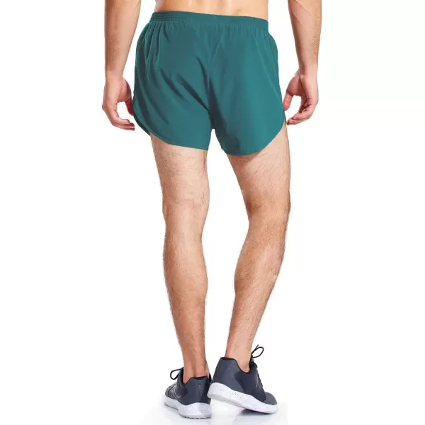 BALEAF Mens 3 Running Shorts Gym Quick Dry Athletic Workout Pocket Lightweight Brief01tourmaline Teal