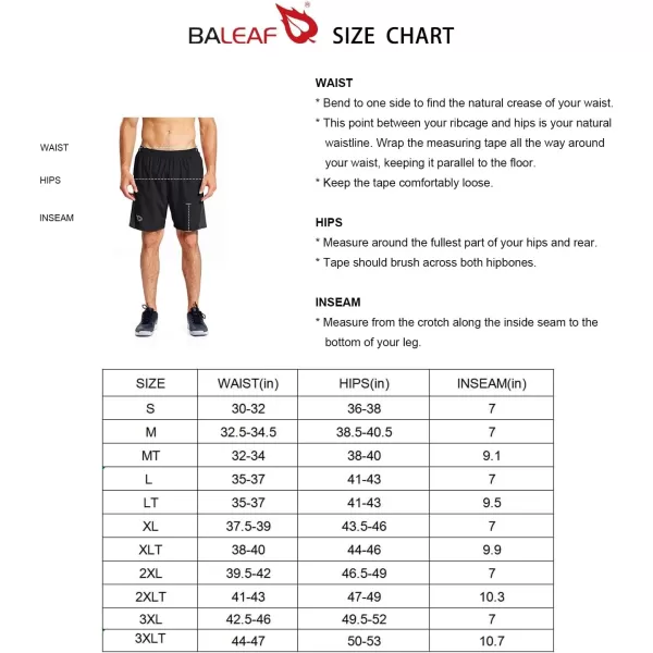 BALEAF Mens 7 Running Shorts with Mesh Liner Zipper Pocket for Athletic Workout GymLightgrey