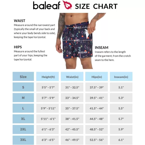 BALEAF Mens Swim Trunks 55  7  9 Inch Board Shorts with Compression Liner Quick Dry Swim Shorts with Zipper PocketsBlue Pineapple  Flamingo