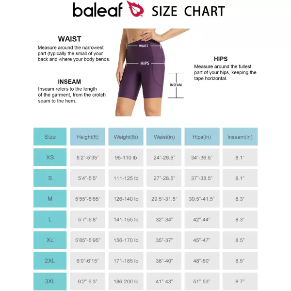 BALEAF Womens 3 6 8 High Waisted Swim Shorts Tummy Control Swimsuits Bottoms Modest Board Shorts UPF 50Purple