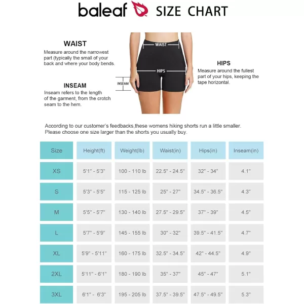 BALEAF Womens 8 5 3 Biker Shorts High Waist Yoga Workout Gym Running Volleyball Spandex Shorts with PocketsBlackclassic