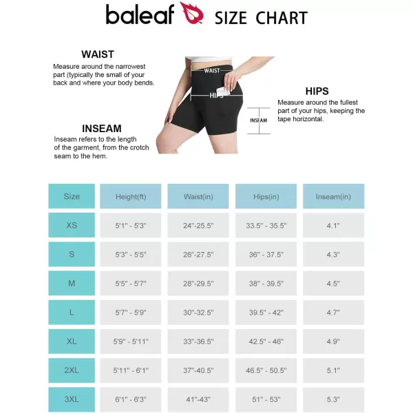 BALEAF Womens 8 5 3 Biker Shorts High Waist Yoga Workout Gym Running Volleyball Spandex Shorts with PocketsBlackstretchierlycra