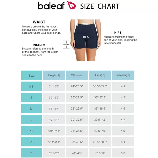 BALEAF Womens 8 5 3 Biker Shorts High Waist Yoga Workout Gym Running Volleyball Spandex Shorts with PocketsHeather Blueclassic