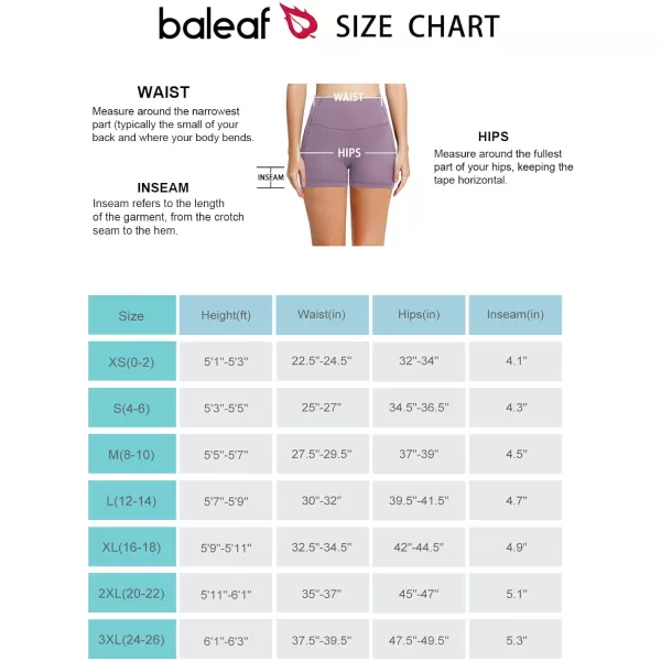 BALEAF Womens 8 5 3 Biker Shorts High Waist Yoga Workout Gym Running Volleyball Spandex Shorts with PocketsLight Purpleclassic