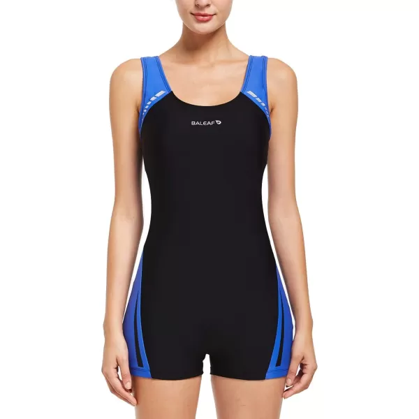 BALEAF Womens Athletic Boy Short One Piece Swimsuit Colorblock Sports SwimwearBALEAF Womens Athletic Boy Short One Piece Swimsuit Colorblock Sports Swimwear