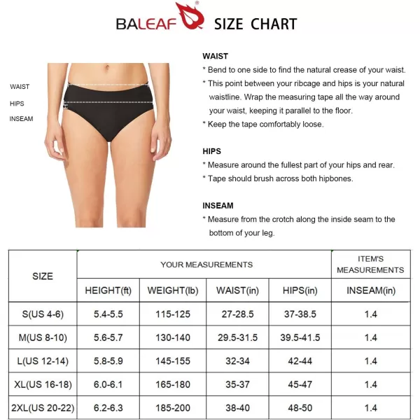 BALEAF Womens Cycling Underwear Padded Bike Shorts Padding Spin Biker Briefs Biking GearAll Black