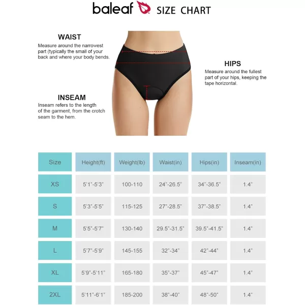 BALEAF Womens Cycling Underwear Padded Bike Shorts Padding Spin Biker Briefs Biking GearBlackpurple2 Pack