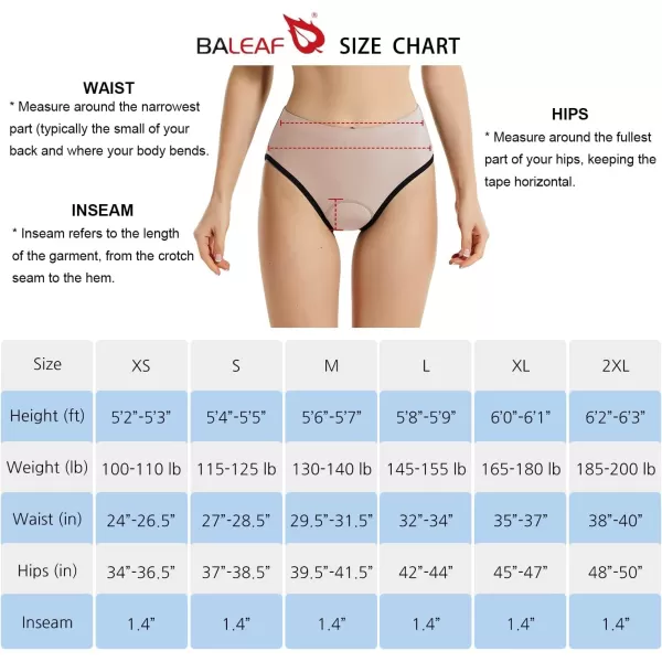 BALEAF Womens Cycling Underwear Padded Bike Shorts Padding Spin Biker Briefs Biking GearPink