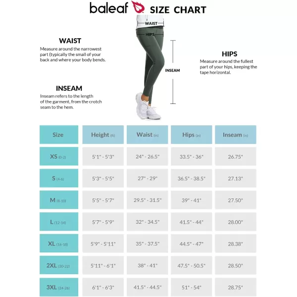 BALEAF Womens Fleece Lined Leggings Water Resistant Thermal Winter Warm Tights High Waisted with Pockets Running GearAarmy Green