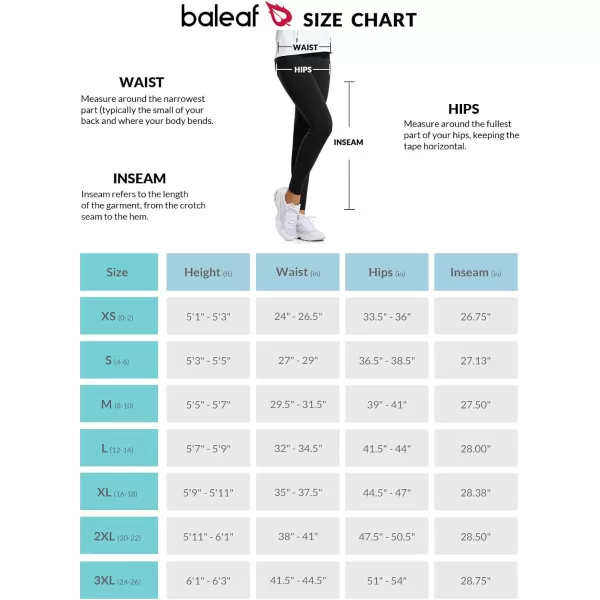 BALEAF Womens Fleece Lined Leggings Water Resistant Thermal Winter Warm Tights High Waisted with Pockets Running GearAblack