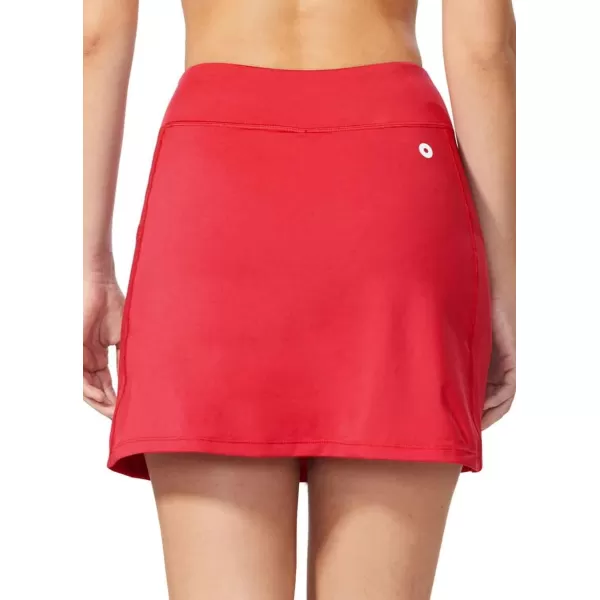 BALEAF Womens Golf Skorts Tennis Skirts with Pockets Athletic Running Workout Sports01red