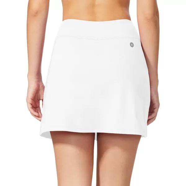 BALEAF Womens Golf Skorts Tennis Skirts with Pockets Athletic Running Workout Sports01white