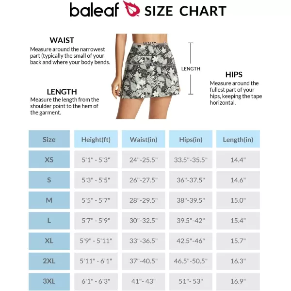 BALEAF Womens Golf Skorts Tennis Skirts with Pockets Athletic Running Workout Sports02printed Gray Leaf