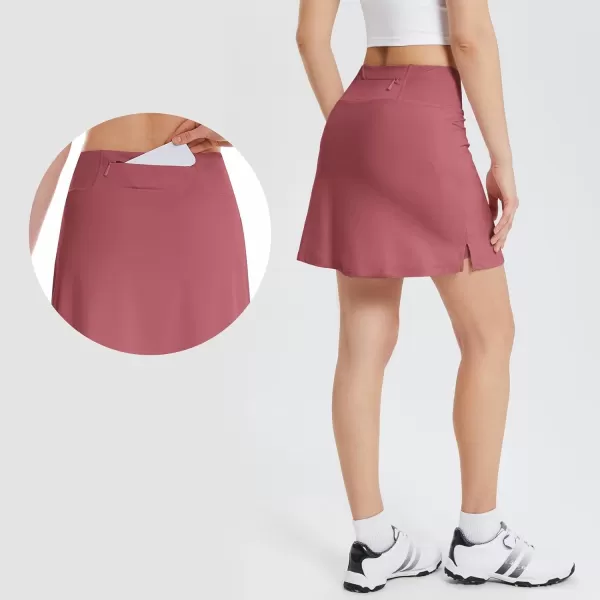 BALEAF Womens Golf Skorts Tennis Skirts with Pockets Athletic Running Workout Sports03light Pink