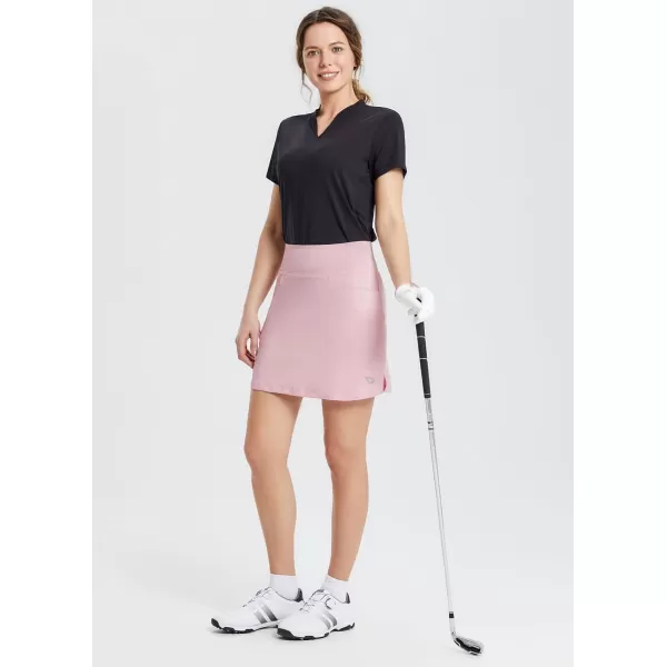 BALEAF Womens Golf Skorts Tennis Skirts with Pockets Athletic Running Workout Sports03winsome Orchid