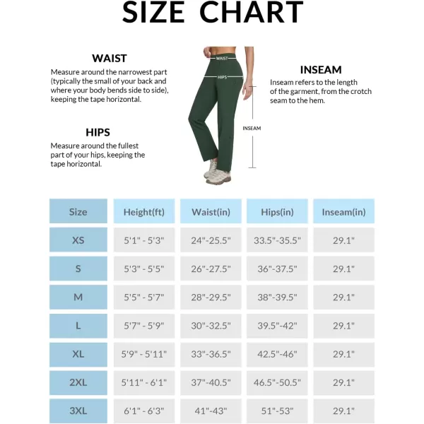 BALEAF Womens Hiking Waterproof Pants UPF Roll UP Convertible Capri Pant Quick Dry Zipper Pockets Travel FishingGreen