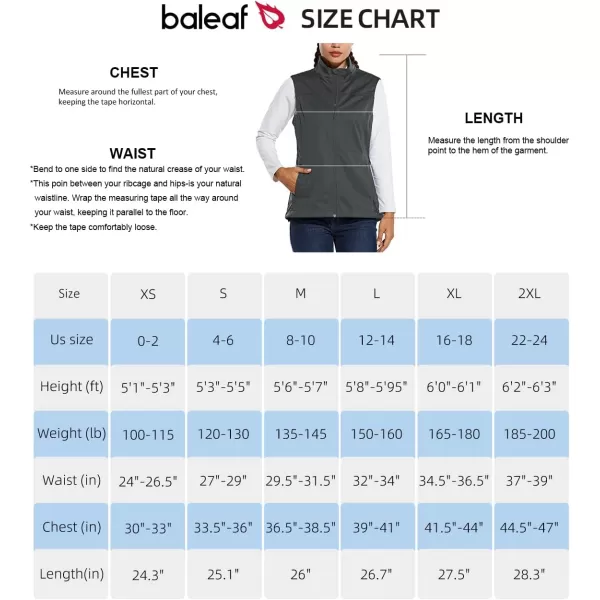 BALEAF Womens Lightweight Vest Softshell Sleeveless Jacket Windproof Stand Collar with Zipper Pockets Running Hiking GolfGray