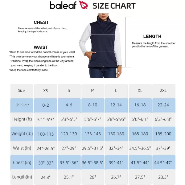 BALEAF Womens Lightweight Vest Softshell Sleeveless Jacket Windproof Stand Collar with Zipper Pockets Running Hiking GolfNavy Blue