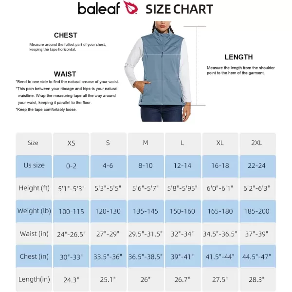 BALEAF Womens Lightweight Vest Softshell Sleeveless Jacket Windproof Stand Collar with Zipper Pockets Running Hiking GolfRiviera