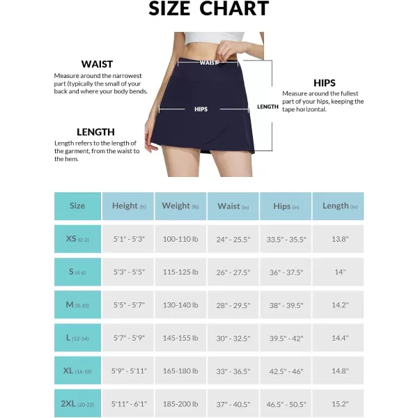 BALEAF Womens Pleated Tennis Skirts Skorts for Woman High Waisted Lightweight Athletic Golf Shorts PocketsNavytiered Front