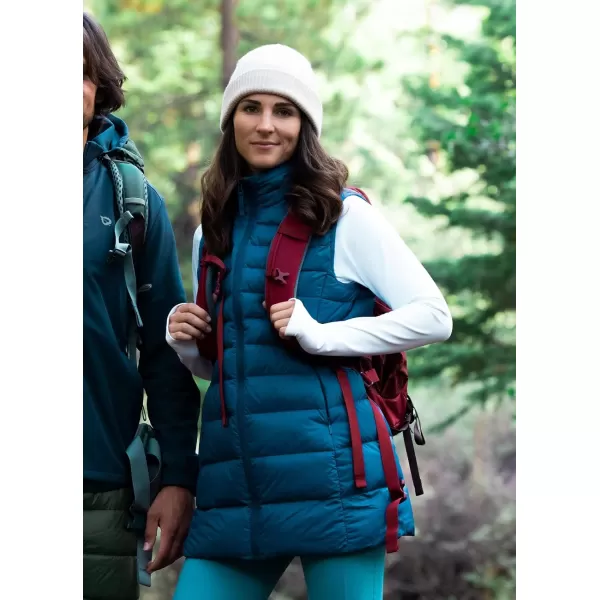 BALEAF Womens Ultralightweight Long Down Vest Packable Water Resistant Sleeveless JacketLight Purple